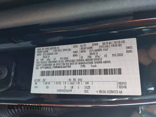 2024 Ford F-150 Lightning Flash with VIN 1FT6W3L75RWG30755, listed as a IAAI auction lot 41817158 with 1,932 mi miles and . Bid and sale history available at DreamBid. Image 9.