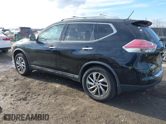 2014 Nissan Rogue SL with VIN 5N1AT2MV1EC845695, listed as a IAAI auction lot 41459067 with 1 mi miles. Bid and sale history available at carsss.com. Image 3.