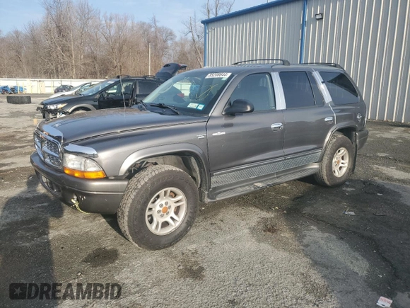 2003 Dodge Durango SLT Plus z VIN 1D4HS58N53F574219, wystawiony jako Copart lot #85208644 z przebiegiem 118 181 mil mil oraz Szkoda całkowita • Salvage title. Historia ofert i sprzedaży dostępna na DreamBid. Obrazek 1.