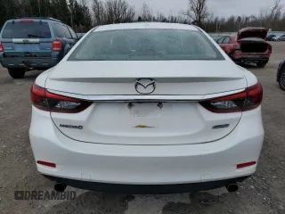 2016 Mazda 6 i Grand Touring with VIN JM1GJ1W50G1459487, listed as a Copart auction lot 50358655 with 62,626 mi miles and Salvage Title. Bid and sale history available at DreamBid. Image 6.