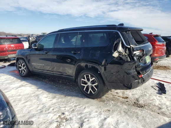 2023 Jeep Grand Cherokee L Limited with VIN 1C4RJKBG3P8810390, listed as a Copart auction lot 42247375 with 0 mi miles and Salvage Title. Bid and sale history available at carsss.com. Image 2.