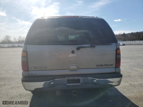 2001 Chevrolet Tahoe LS with VIN 1GNEK13T31J121958, listed as a Copart auction lot 50595085 with 250,364 mi miles and Salvage Title. Bid and sale history available at carsss.com. Image 6.