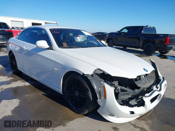 2011 BMW 3 Series 335i with VIN WBADX7C56BE743018, listed as a IAAI auction lot 41643116 with Not Provided miles and . Bid and sale history available at DreamBid. Image 1.