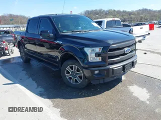 2015 Ford F-150 XLT with VIN 1FTEW1EG8FFA04724, listed as a IAAI auction lot 41884761 with 115,426 mi miles. Bid and sale history available at carsss.com. Image 1.