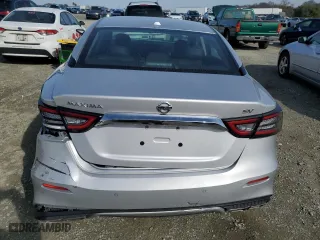 2021 Nissan Maxima SV with VIN 1N4AA6CV1MC503574, listed as a Copart auction lot 46443265 with 83,841 mi miles and Salvage Title. Bid and sale history available at carsss.com. Image 6.