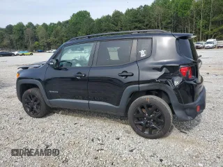 2017 Jeep Renegade Altitude with VIN ZACCJBBB9HPF02998, listed as a Copart auction lot 56546065 with 110,360 mi miles and Salvage title. Bid and sale history available at DreamBid. Image 2.