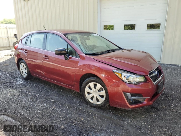2016 Subaru Impreza 2.0i with VIN JF1GPAA6XG8217141, listed as a Copart auction lot 61373875 with 47,806 mi miles and Salvage title. Bid and sale history available at DreamBid. Image 4.