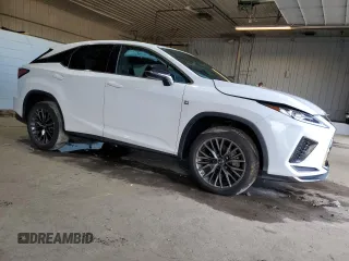 2020 Lexus RX 350 F Sport with VIN 2T2SZMDAXLC241997, listed as a Copart auction lot 82438164 with 58,576 mi miles and Salvage title. Bid and sale history available at DreamBid. Image 4.