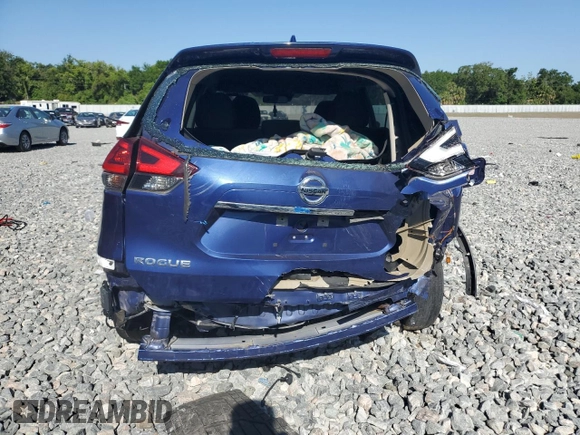 2019 Nissan Rogue SV with VIN KNMAT2MVXKP518690, listed as a Copart auction lot 52769835 with 95,307 mi miles and Clean Title. Bid and sale history available at carsss.com. Image 6.