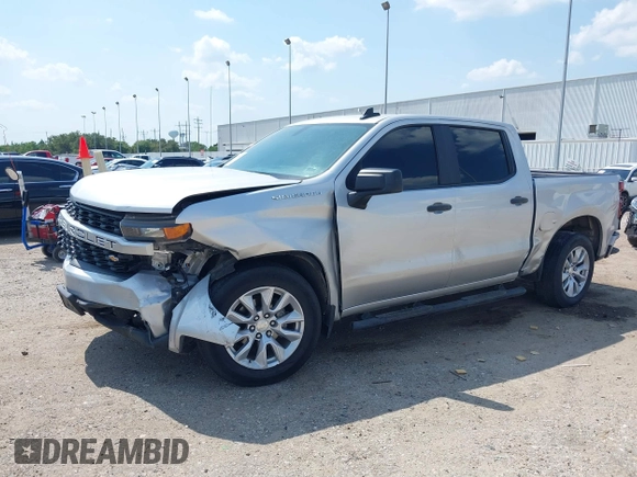 2020 Chevrolet Silverado 1500 Custom with VIN 3GCPWBEH6LG340504, listed as a IAAI auction lot 40007894 with 49,725 mi miles. Bid and sale history available at carsss.com. Image 22.
