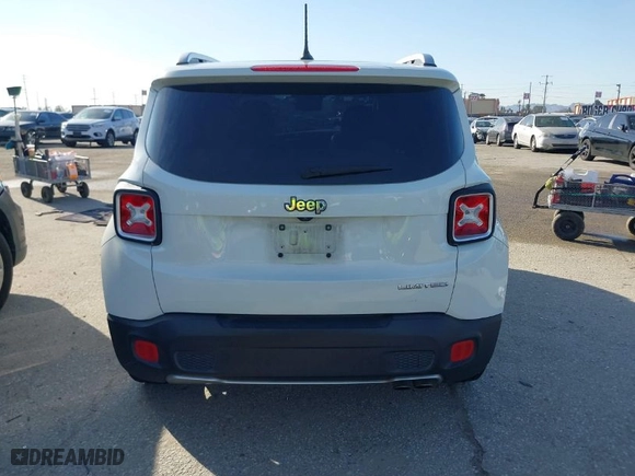 2016 Jeep Renegade Limited with VIN ZACCJADT7GPE35722, listed as a IAAI auction lot 41568185 with 143,699 mi miles. Bid and sale history available at carsss.com. Image 16.
