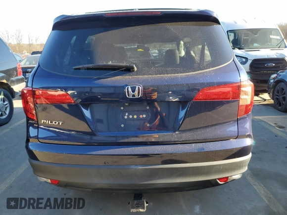 2016 Honda Pilot EX-L with VIN 5FNYF5H75GB007523, listed as a Copart auction lot 43177755 with 110,851 mi miles and Salvage Title. Bid and sale history available at DreamBid. Image 6.