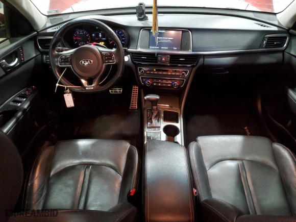 2017 Kia Optima SX with VIN 5XXGW4L23HG122489, listed as a Copart auction lot 43909615 with 118,384 mi miles and Clean Title. Bid and sale history available at carsss.com. Image 8.