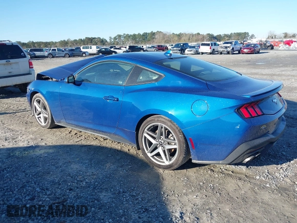 2024 Ford Mustang EcoBoost with VIN 1FA6P8TH2R5126002, listed as a IAAI auction lot 41760218 with 58,832 mi miles. Bid and sale history available at carsss.com. Image 3.