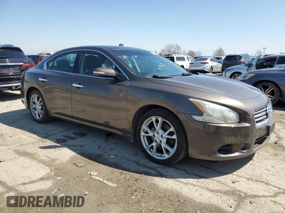 2013 Nissan Maxima SV with VIN 1N4AA5AP8DC817754, listed as a Copart auction lot 52670075 with 90,054 mi miles and Salvage Title. Bid and sale history available at DreamBid. Image 4.
