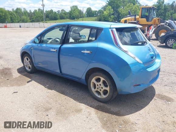 2012 Nissan LEAF SL with VIN JN1AZ0CP3CT022048, listed as a IAAI auction lot 42177290 with 49,194 mi miles and . Bid and sale history available at DreamBid. Image 3.