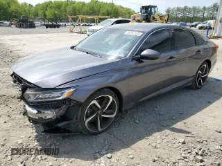 2019 Honda Accord Sport with VIN 1HGCV1F38KA099543, listed as a Copart auction lot 54767525 with 51,010 mi miles and Salvage Title. Bid and sale history available at DreamBid. Image 1.