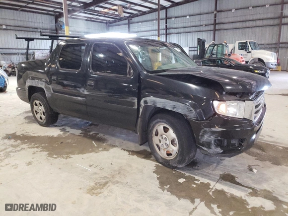 2012 Honda Ridgeline RT with VIN 5FPYK1F2XCB003545, listed as a Copart auction lot 41908095 with 96,642 mi miles and Salvage Title. Bid and sale history available at carsss.com. Image 4.
