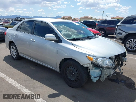 2012 Toyota Corolla L with VIN 5YFBU4EE3CP016616, listed as a IAAI auction lot 41964818 with 138,238 mi miles. Bid and sale history available at carsss.com. Image 1.