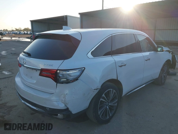 2020 Acura MDX w/Technology Pkg with VIN 5J8YD3H5XLL017482, listed as a IAAI auction lot 41119195 with 51,013 mi miles. Bid and sale history available at carsss.com. Image 4.