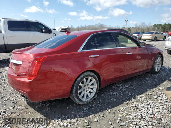 2014 Cadillac CTS Luxury RWD with VIN 1G6AR5SX4E0141455, listed as a Copart auction lot 48504305 with Not Provided miles and Salvage Title. Bid and sale history available at carsss.com. Image 3.