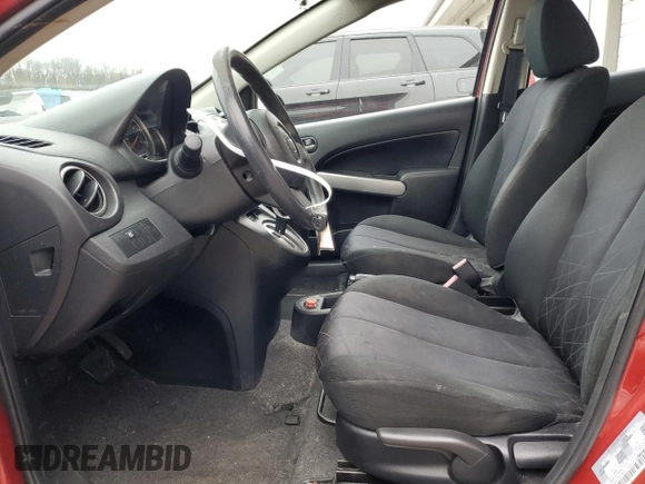 2014 Mazda 2 Sport with VIN JM1DE1KY7E0177518, listed as a Copart auction lot 85895094 with 107,486 mi miles and Salvage Title. Bid and sale history available at carsss.com. Image 7.