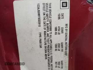 1996 Oldsmobile Cutlass Ciera 1SA VX5 z VIN 1G3AJ55M9T6322910, wystawiony jako Copart lot #84450064 z przebiegiem 163 709 mil mil oraz Szkody całkowita. Historia ofert i sprzedaży dostępna na DreamBid. Obrazek 14.