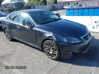 2011 Lexus IS 250 with VIN JTHBF5C26B5133559, listed as a IAAI auction lot 41857058 with 129,841 mi miles. Bid and sale history available at carsss.com. Image 1.