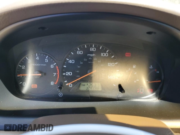 1999 Honda Accord LX z VIN JHMCG5549XC040487, wystawiony jako Copart lot #67415984 z przebiegiem 205 698 mil mil oraz Szkoda całkowita • Salvage title. Historia ofert i sprzedaży dostępna na DreamBid. Obrazek 9.