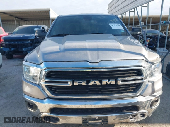 2019 Ram 1500 Big Horn/Lone Star with VIN 1C6RRFFG0KN727866, listed as a IAAI auction lot 41270371 with 49,486 mi miles. Bid and sale history available at carsss.com. Image 12.