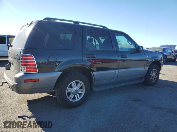 2003 Mercury Mountaineer Convenience z VIN 4M2DU86W23UJ10359, wystawiony jako Copart lot #76490044 z przebiegiem 165 258 mil mil oraz Szkoda całkowita • Salvage title. Historia ofert i sprzedaży dostępna na DreamBid. Obrazek 3.