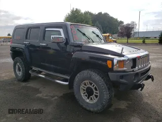 2007 Hummer H3 SUV with VIN 5GTDN13E578158323, listed as a Copart auction lot 62884024 with 169,972 mi miles and Clean Title. Bid and sale history available at carsss.com. Image 4.