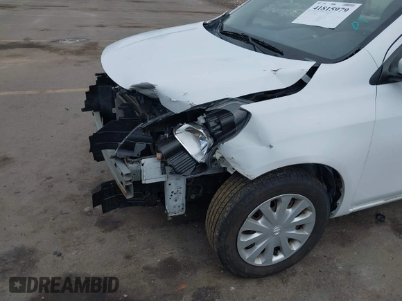 2016 Nissan Versa S with VIN 3N1CN7APXGL808164, listed as a IAAI auction lot 41815979 with 169,000 mi miles. Bid and sale history available at carsss.com. Image 6.