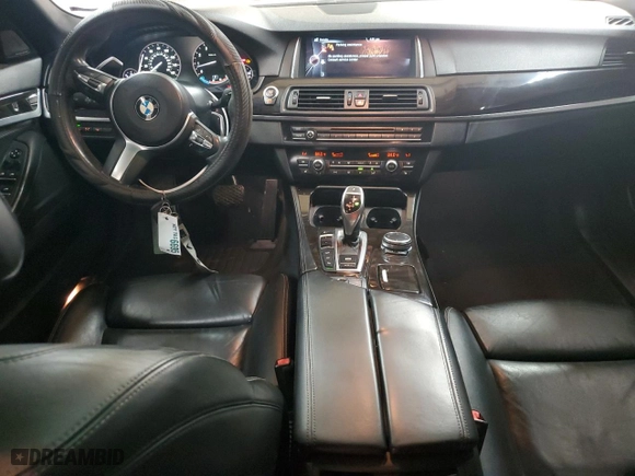 2016 BMW 5 Series 535i xDrive with VIN WBA5B3C54GG260263, listed as a Copart auction lot 43699885 with 112,368 mi miles and Salvage Title. Bid and sale history available at carsss.com. Image 8.