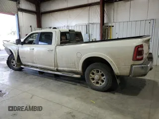 2020 Ram 3500 Laramie with VIN 3C63R3JL3LG102994, listed as a Copart auction lot 57411184 with 0 mi miles and Salvage Title. Bid and sale history available at carsss.com. Image 2.