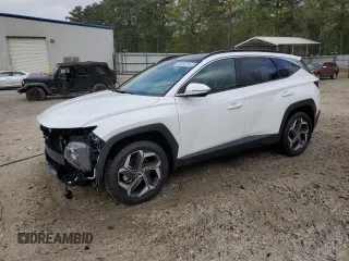 2023 Hyundai Tucson Limited with VIN 5NMJECAE9PH219342, listed as a Copart auction lot 50004235 with 81,375 mi miles and Salvage title. Bid and sale history available at DreamBid. Image 1.