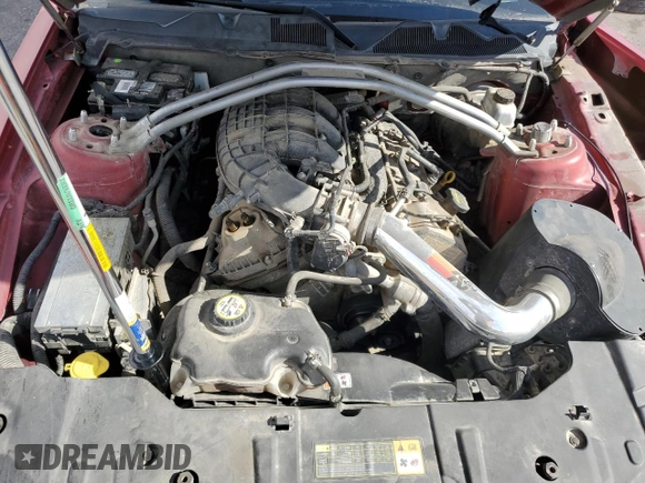 2013 Ford Mustang V6 with VIN 1ZVBP8AM1D5220905, listed as a Copart auction lot 42244665 with 172,112 mi miles and Salvage Title. Bid and sale history available at carsss.com. Image 12.