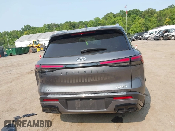 2023 Infiniti QX60 Luxe z VIN 5N1DL1FSXPC359769, wystawiony jako IAAI lot #42389617 z przebiegiem 32 281 mil mil oraz . Historia ofert i sprzedaży dostępna na DreamBid. Obrazek 15.