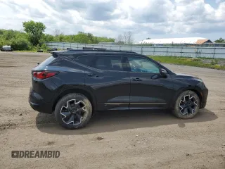 2021 Chevrolet Blazer RS with VIN 3GNKBKRS3MS507404, listed as a Copart auction lot 60249645 with 85,869 mi miles and Salvage title. Bid and sale history available at DreamBid. Image 3.