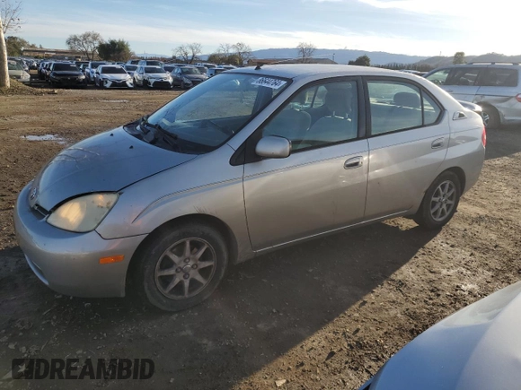 2001 Toyota Prius with VIN JT2BK12U310023128, listed as a Copart auction lot 86644764 with 167,458 mi miles and Salvage Title. Bid and sale history available at carsss.com. Image 1.