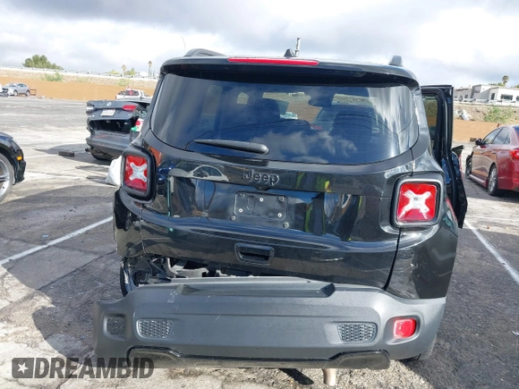 2018 Jeep Renegade Altitude with VIN ZACCJABB6JPH40341, listed as a IAAI auction lot 41582205 with 58,011 mi miles and . Bid and sale history available at DreamBid. Image 16.