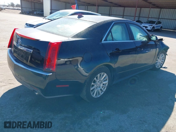 2010 Cadillac CTS Luxury with VIN 1G6DE5EG0A0102294, listed as a IAAI auction lot 38733400 with Not Provided miles. Bid and sale history available at carsss.com. Image 4.