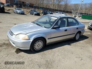1997 Honda Civic DX with VIN 2HGEJ6628VH564241, listed as a Copart auction lot 50257155 with 151,907 mi miles and Clean Title. Bid and sale history available at carsss.com. Image 1.