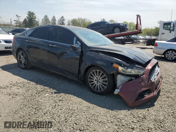 2014 Ford Fusion Titanium with VIN 3FA6P0K95ER210317, listed as a Copart auction lot 54489555 with 109,575 mi miles and Salvage Title. Bid and sale history available at carsss.com. Image 4.