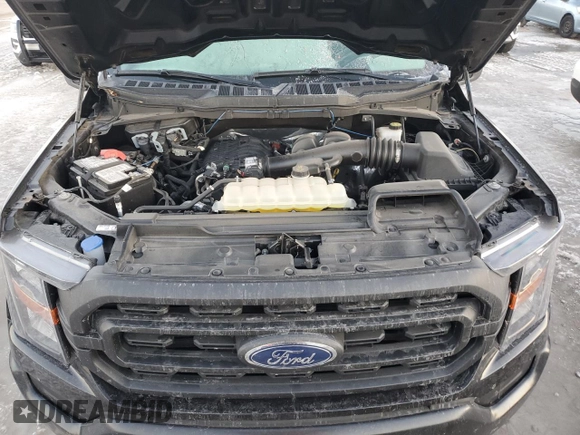 2023 Ford F-150 XL with VIN 1FTMF1CB8PKG03912, listed as a Copart auction lot 88153475 with 16,277 mi miles and Salvage Title. Bid and sale history available at carsss.com. Image 11.
