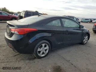 2013 Hyundai Elantra Coupe GS PZEV with VIN KMHDH6AE1DU007539, listed as a Copart auction lot 81178884 with 75,554 mi miles and Salvage Title. Bid and sale history available at carsss.com. Image 3.
