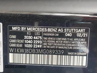 2021 Mercedes-Benz C 300 z VIN W1KWJ8DB3MG089339, wystawiony jako Copart lot #76205524 z przebiegiem 49 064 mil mil oraz Szkoda całkowita • Salvage title. Historia ofert i sprzedaży dostępna na DreamBid. Obrazek 14.