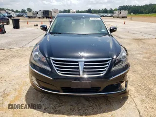2012 Hyundai Equus Signature with VIN KMHGH4JH3CU056607, listed as a Copart auction lot 61742495 with 164,031 mi miles and Salvage title. Bid and sale history available at DreamBid. Image 5.