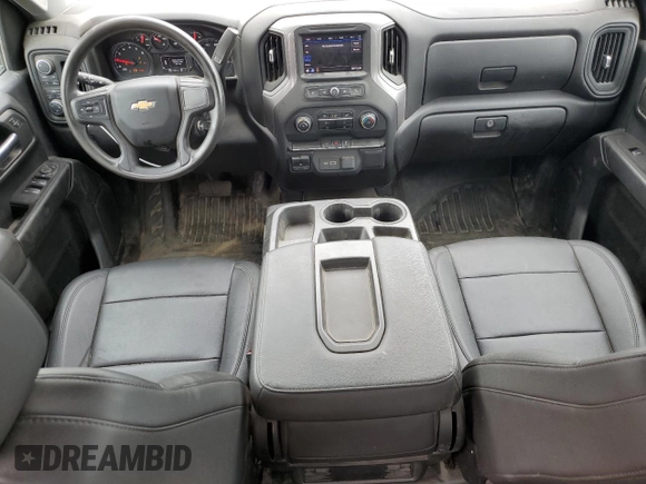 2021 Chevrolet Silverado 1500 Work Truck with VIN 1GCRYAEF2MZ111587, listed as a Copart auction lot 69341474 with 112,802 mi miles and Salvage Title. Bid and sale history available at DreamBid. Image 8.