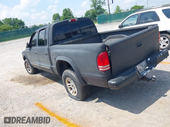 2004 Dodge Dakota SLT z VIN 1D7HG48N34S693877, wystawiony jako IAAI lot #42423197 z przebiegiem 163 141 mil mil oraz . Historia ofert i sprzedaży dostępna na DreamBid. Obrazek 3.